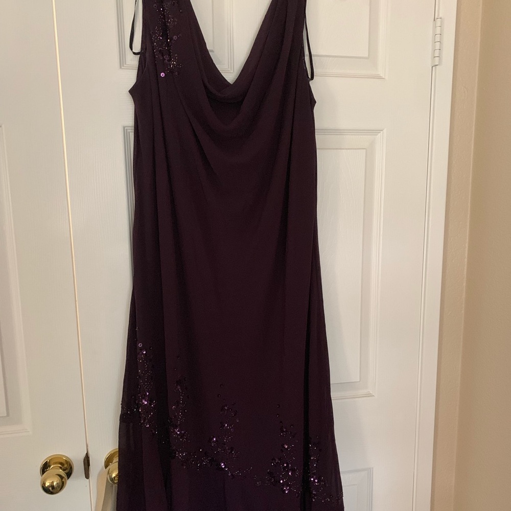 Bergundy Chiffon Formal
